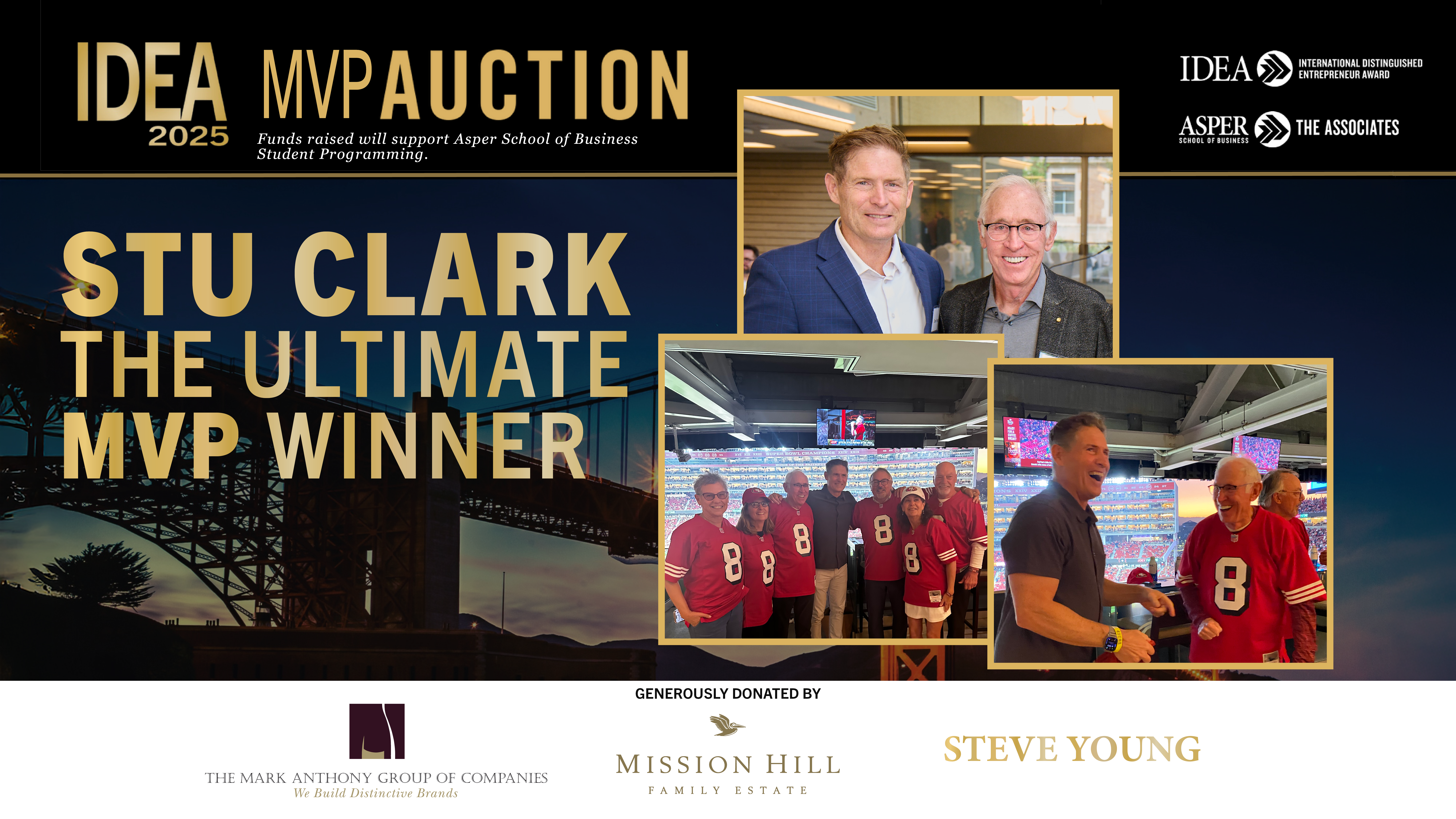 IDEA 2025 MVP Auction Stu Clark California Adventure